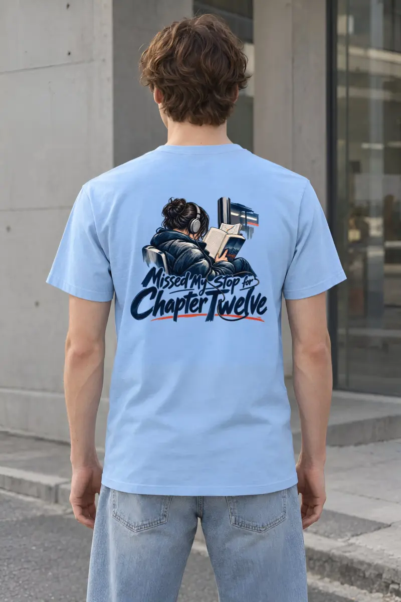 "Missed My Stop for Chapter Twelve" Heavyweight Unisex Crewneck T-shirt