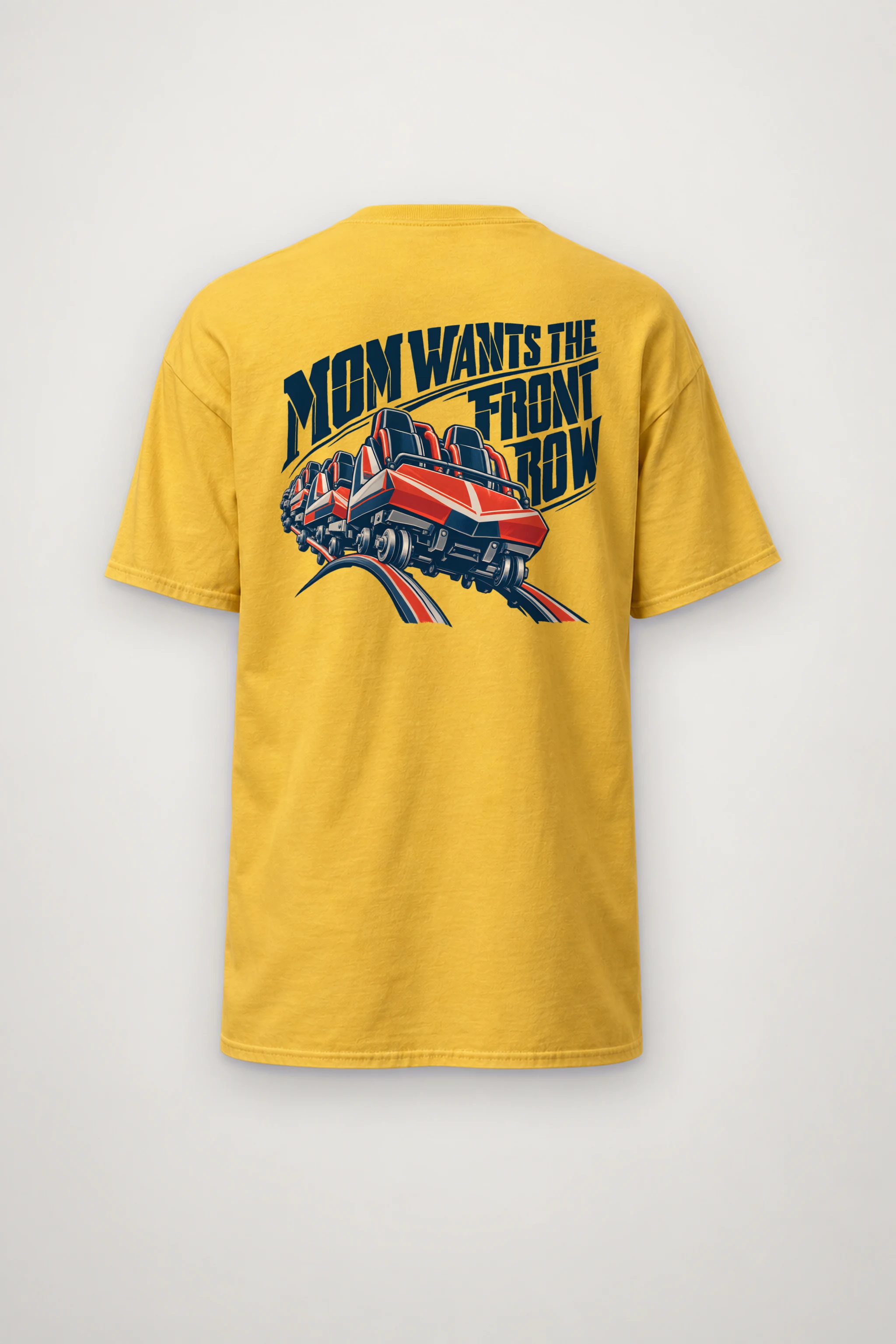 "Mom Wants the Front Row" Heavyweight Unisex Crewneck T-shirt