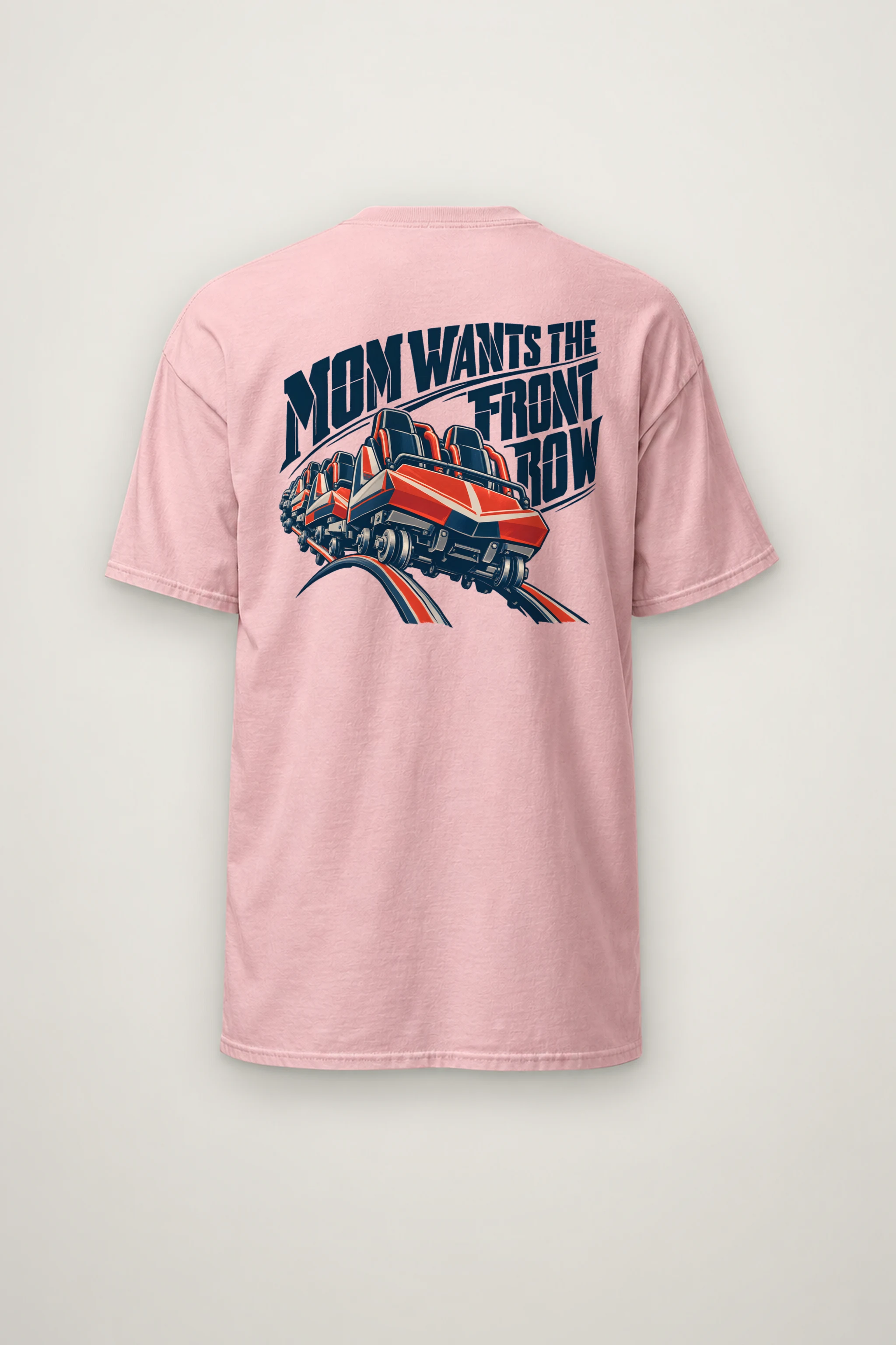 "Mom Wants the Front Row" Heavyweight Unisex Crewneck T-shirt