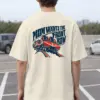 "Mom Wants the Front Row" Men's Oversized Heavyweight Crewneck T-Shirt