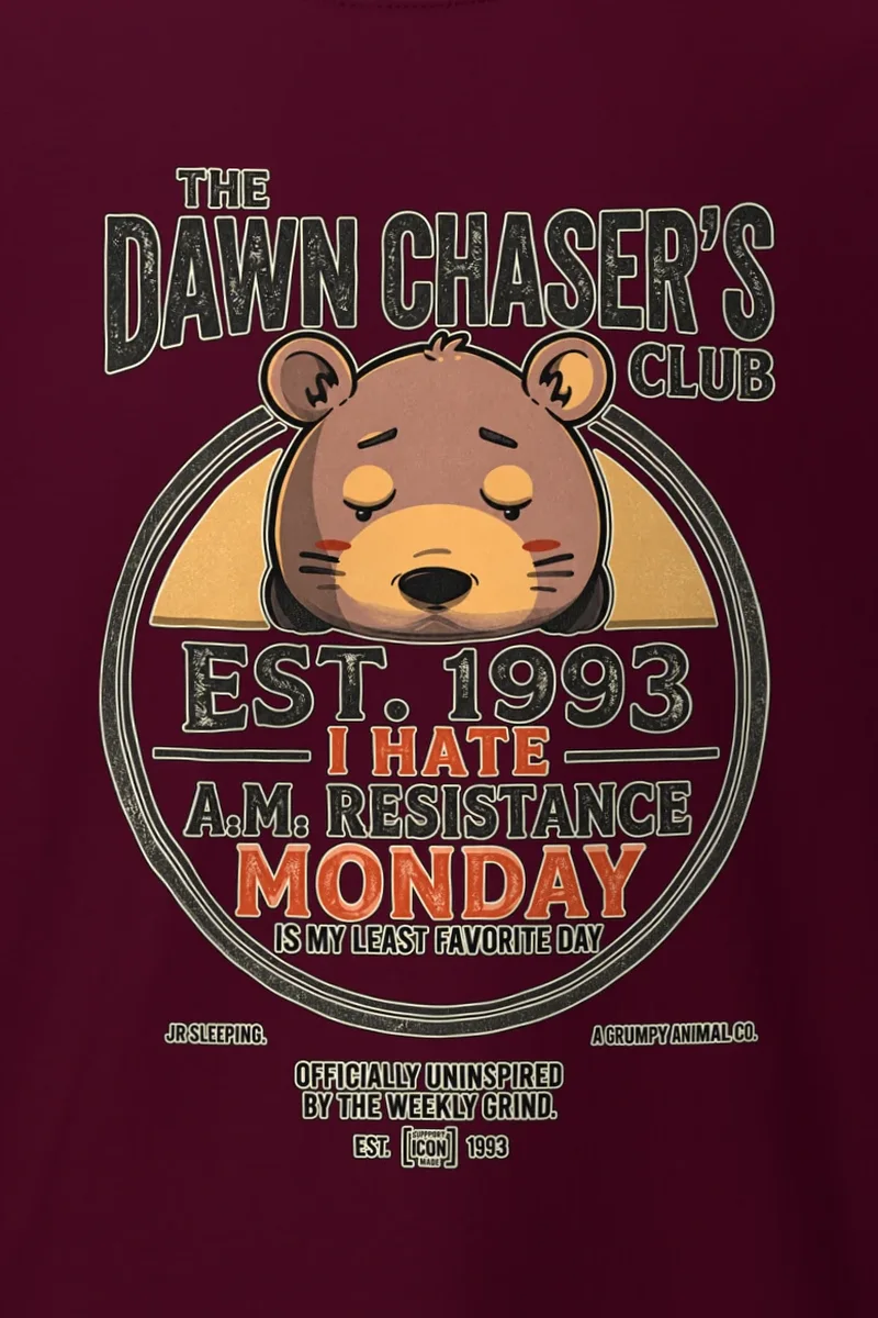 "Monday Resistance" Heavyweight Unisex Crewneck T-shirt