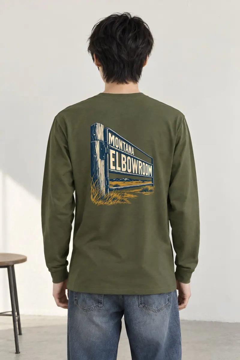 “Montana Elbowroom” Unisex Longsleeve T-shirt