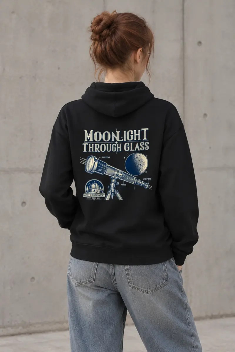 "Moonlight Through Glass" Heavy Blend Unisex Pullover Hoodie