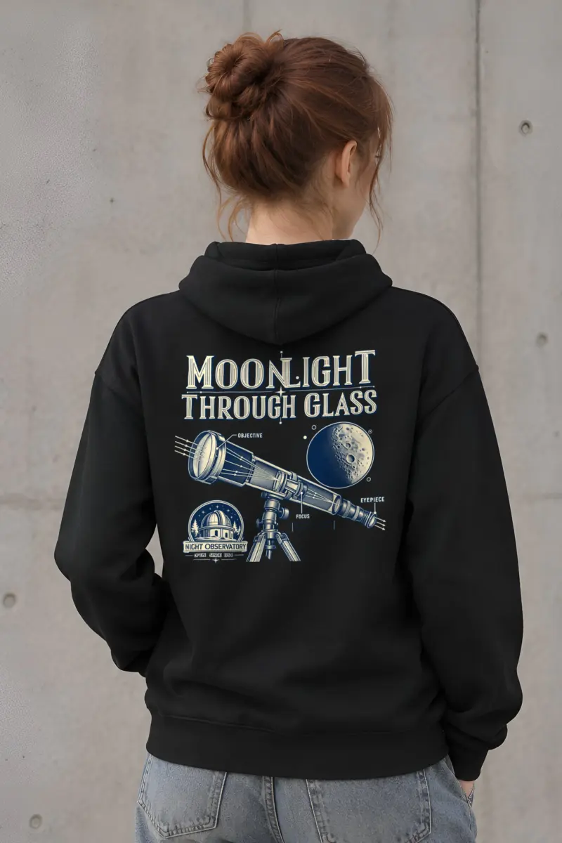 "Moonlight Through Glass" Heavy Blend Unisex Pullover Hoodie