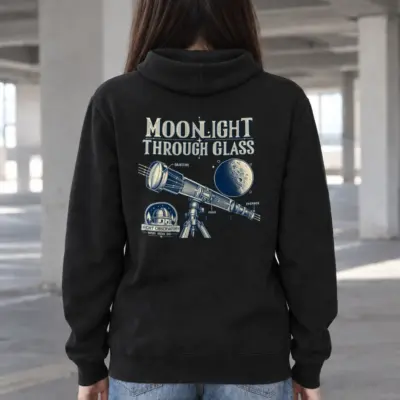 "Moonlight Through Glass" Heavy Blend Unisex Pullover Hoodie