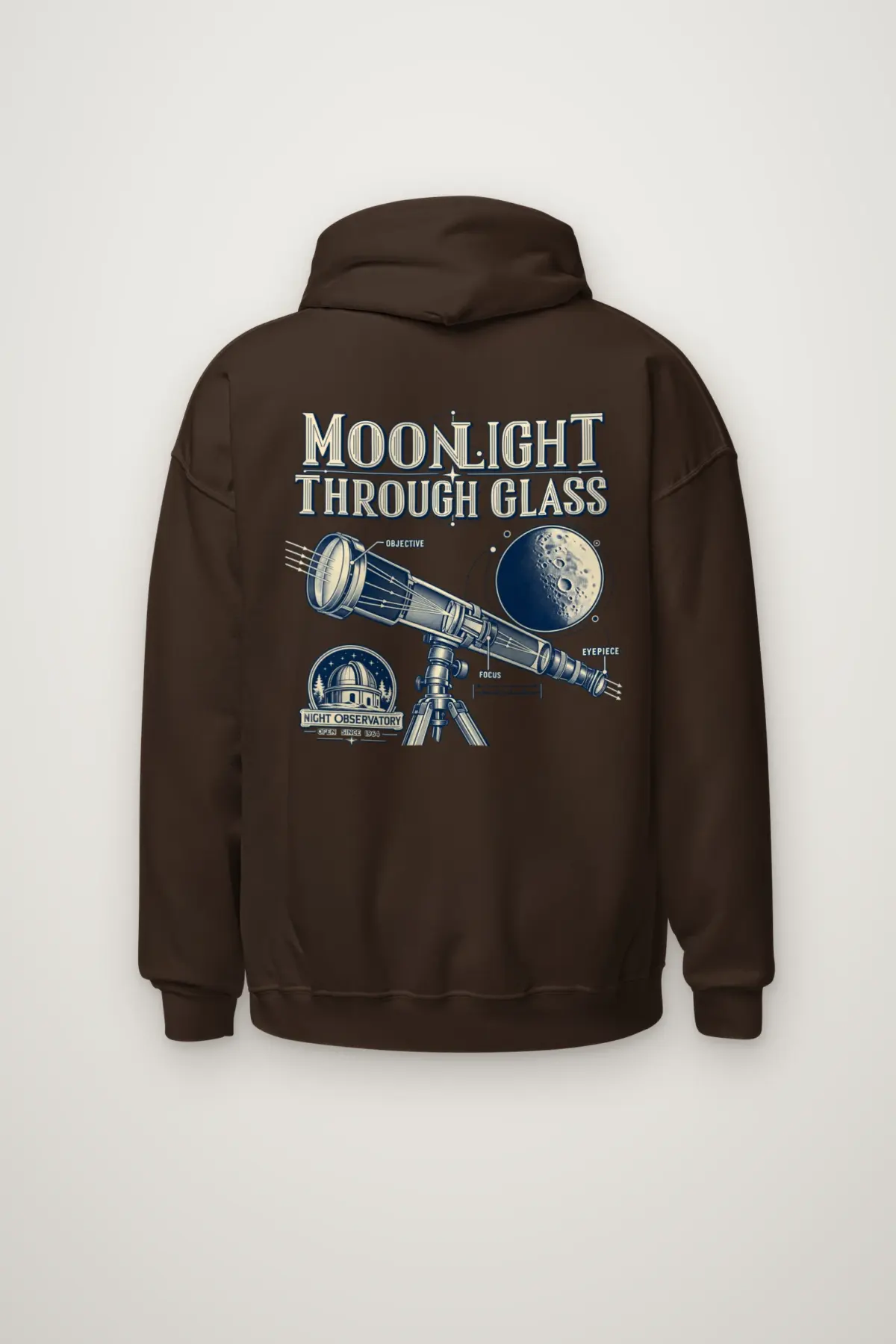 "Moonlight Through Glass" Heavy Blend Unisex Pullover Hoodie