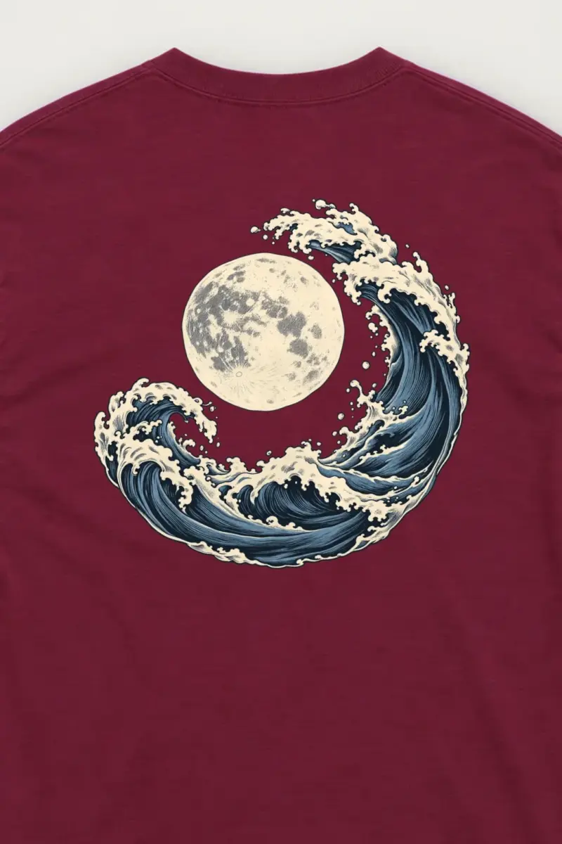 "Moonlit Crest" Unisex Longsleeve T-shirt