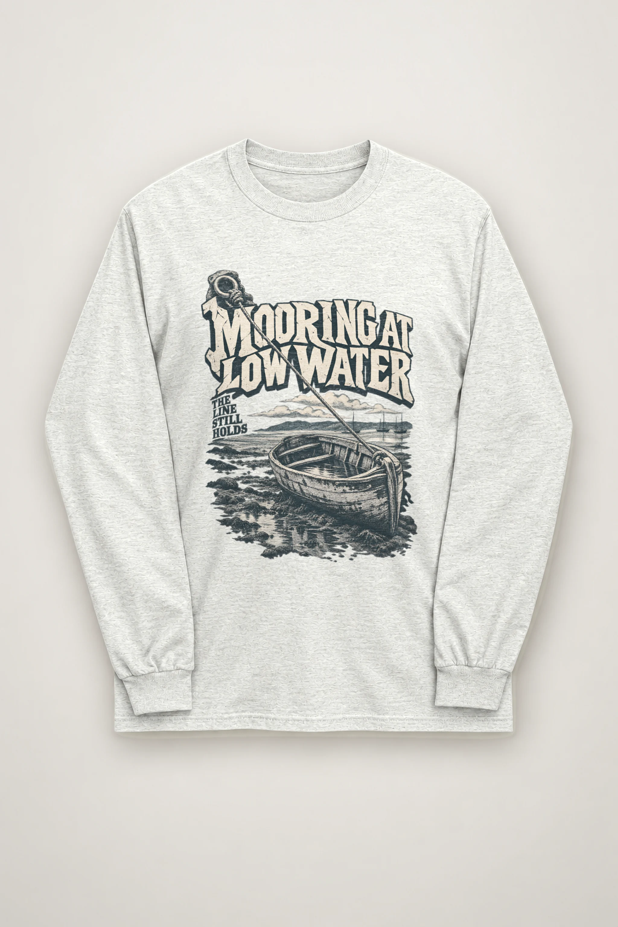 "Mooring at Low Water" Unisex Longsleeve T-shirt