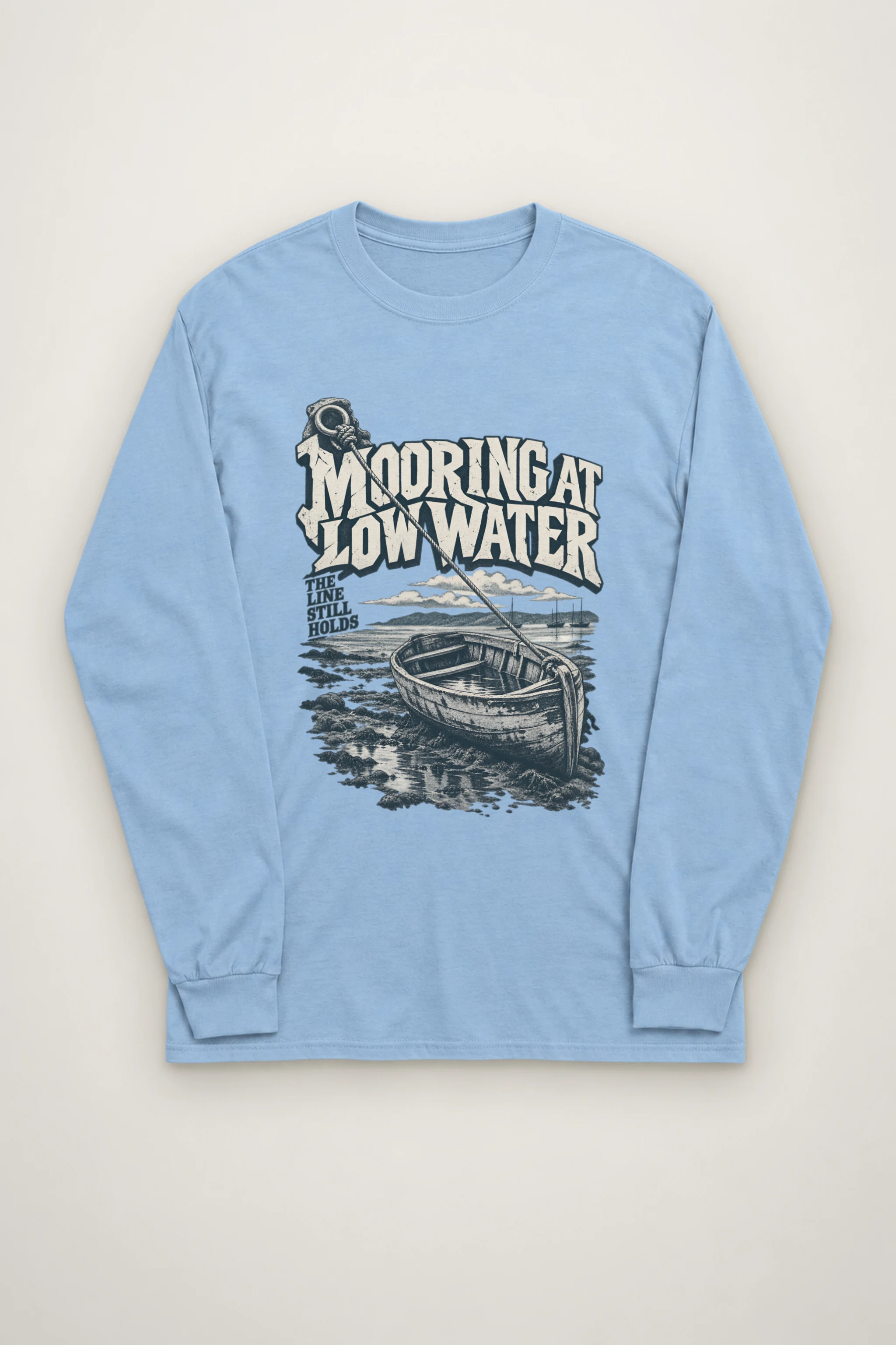 "Mooring at Low Water" Unisex Longsleeve T-shirt