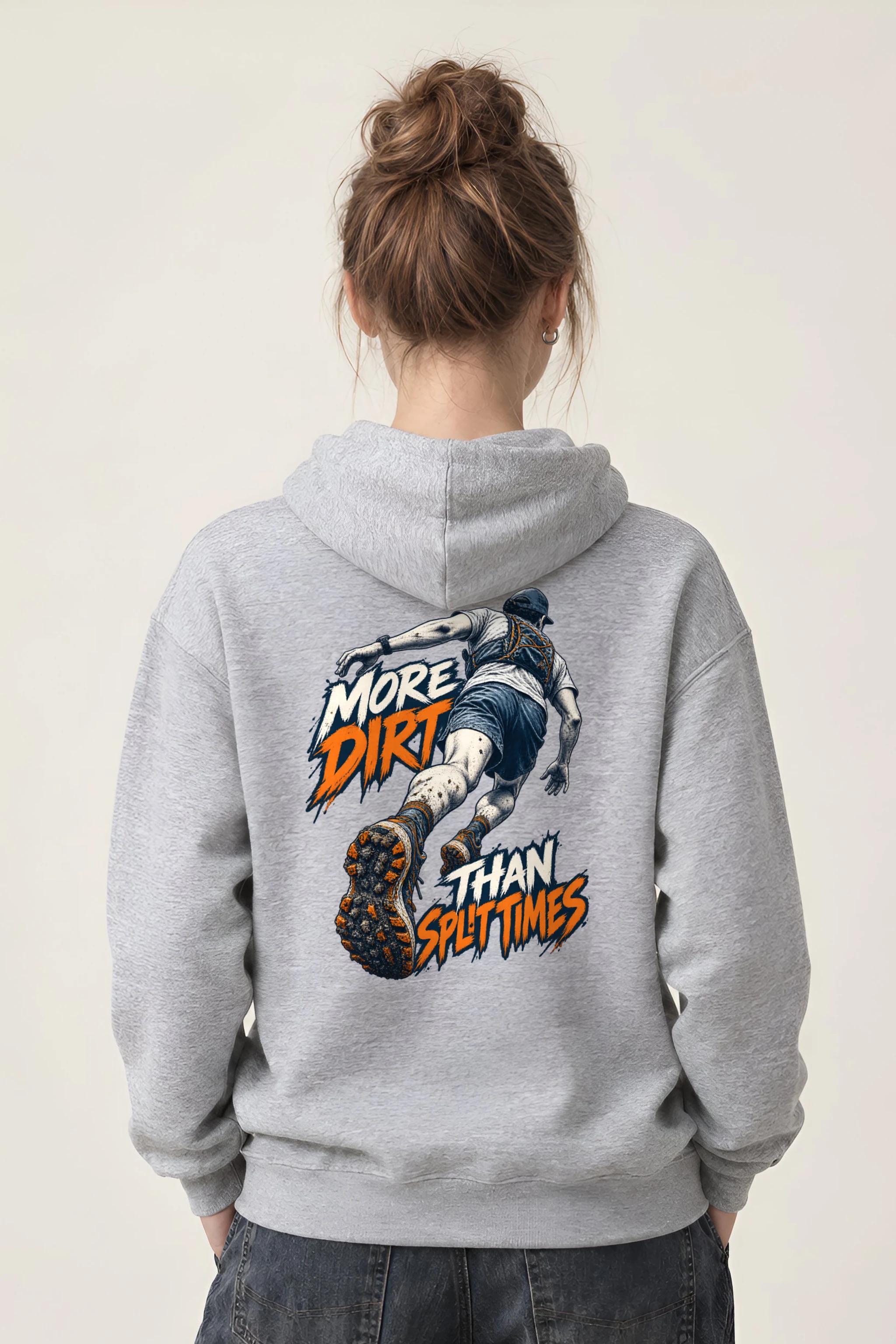 "More Dirt Than Split Times" Heavy Blend Unisex Pullover Hoodie
