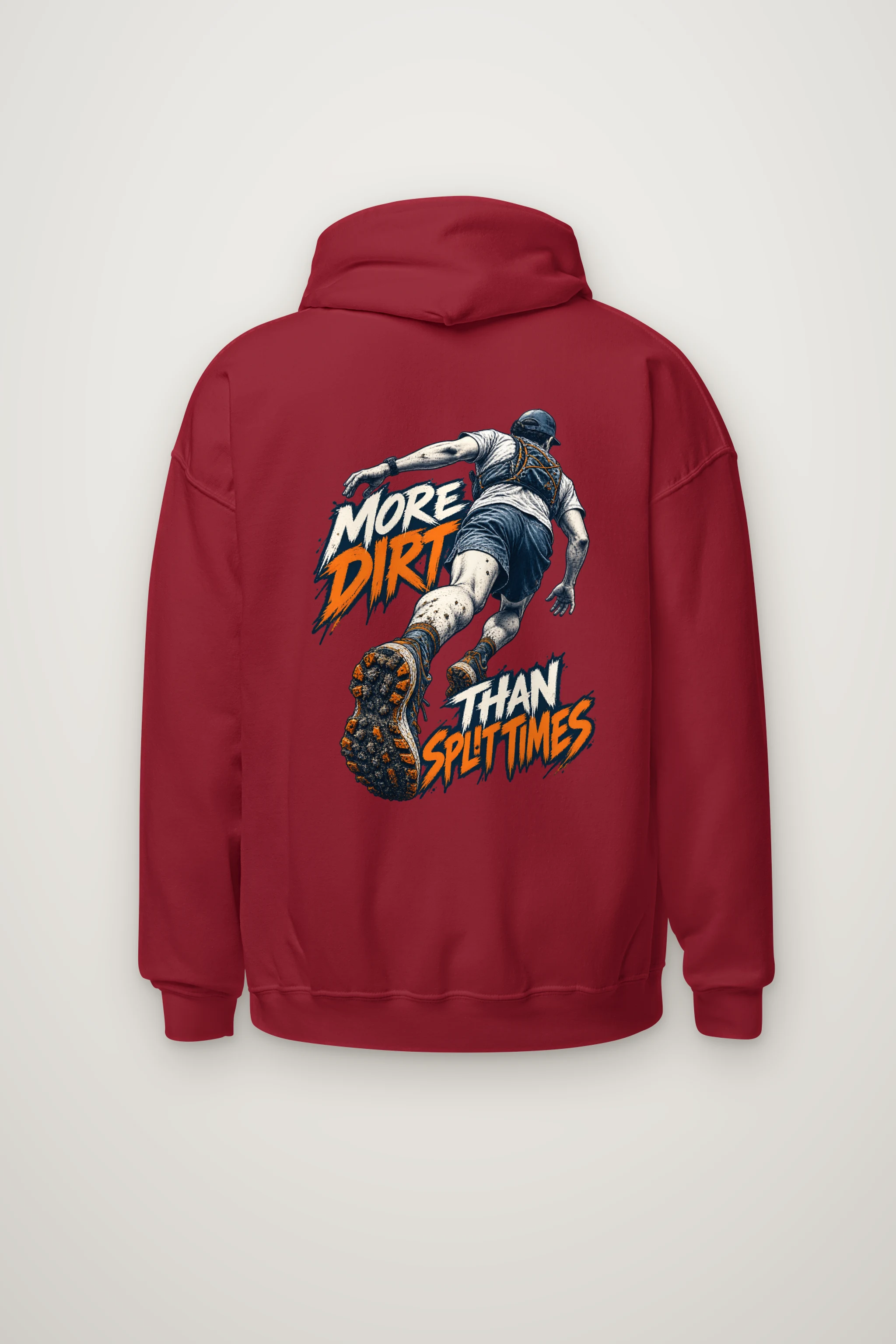 "More Dirt Than Split Times" Heavy Blend Unisex Pullover Hoodie