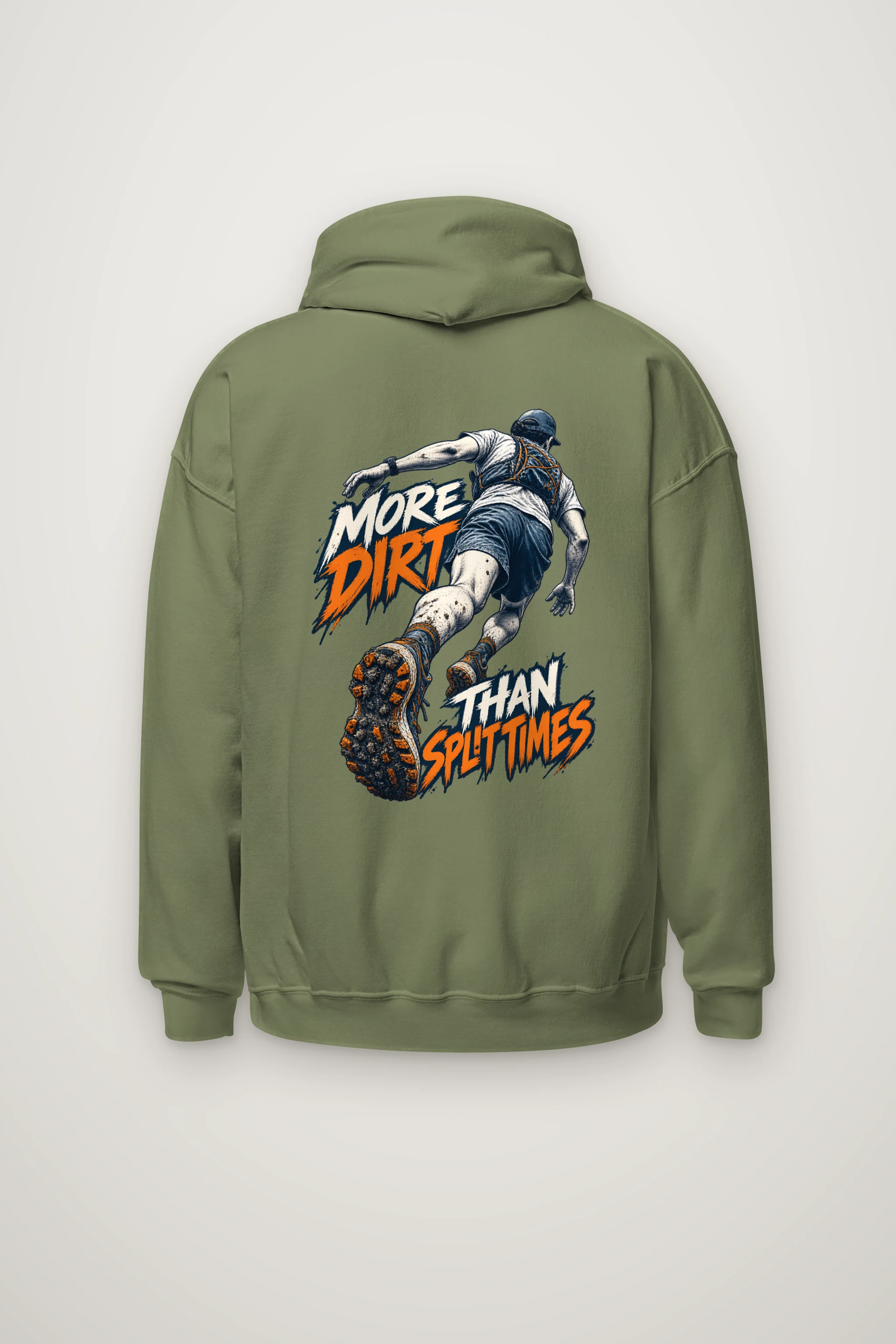 "More Dirt Than Split Times" Heavy Blend Unisex Pullover Hoodie