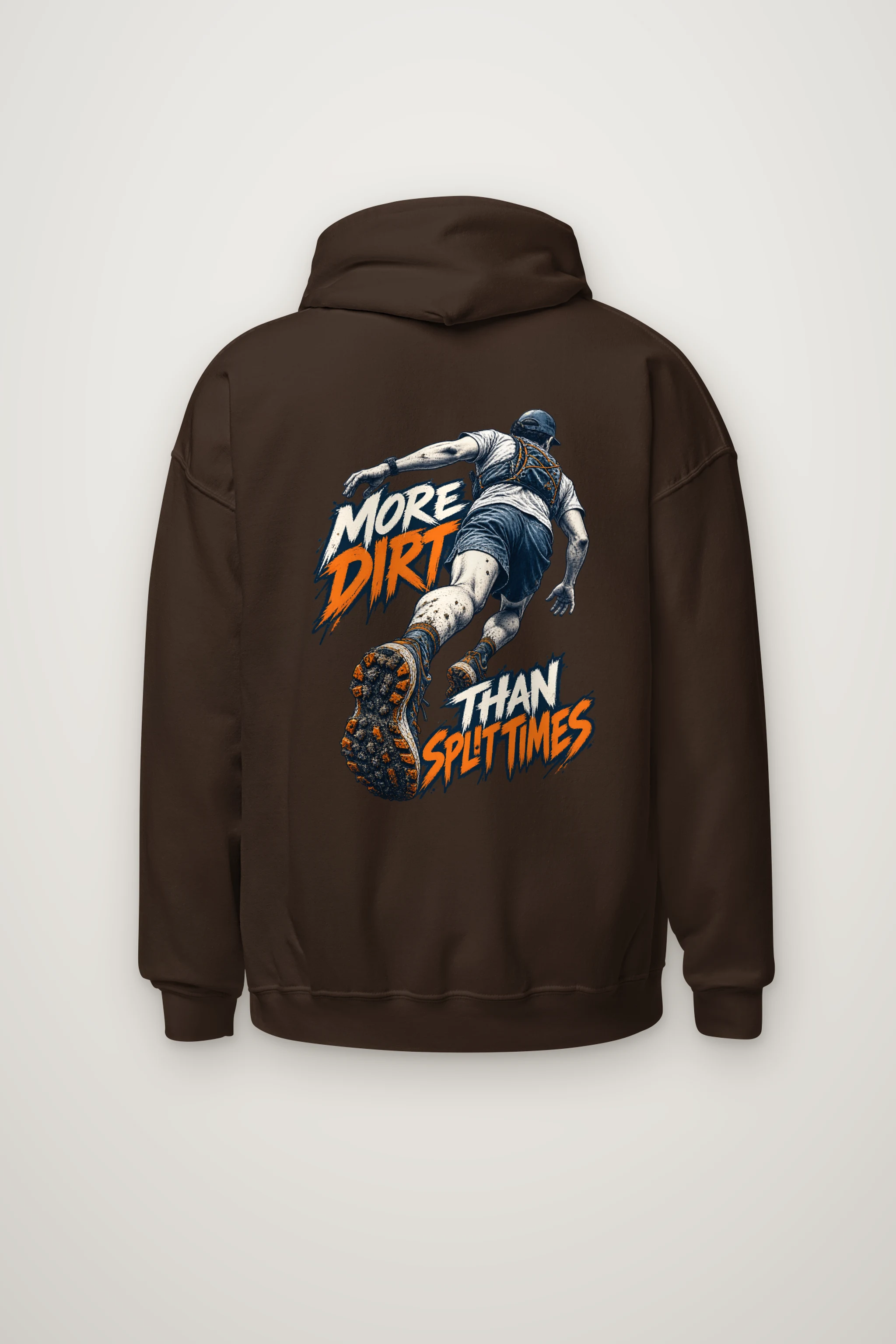 "More Dirt Than Split Times" Heavy Blend Unisex Pullover Hoodie