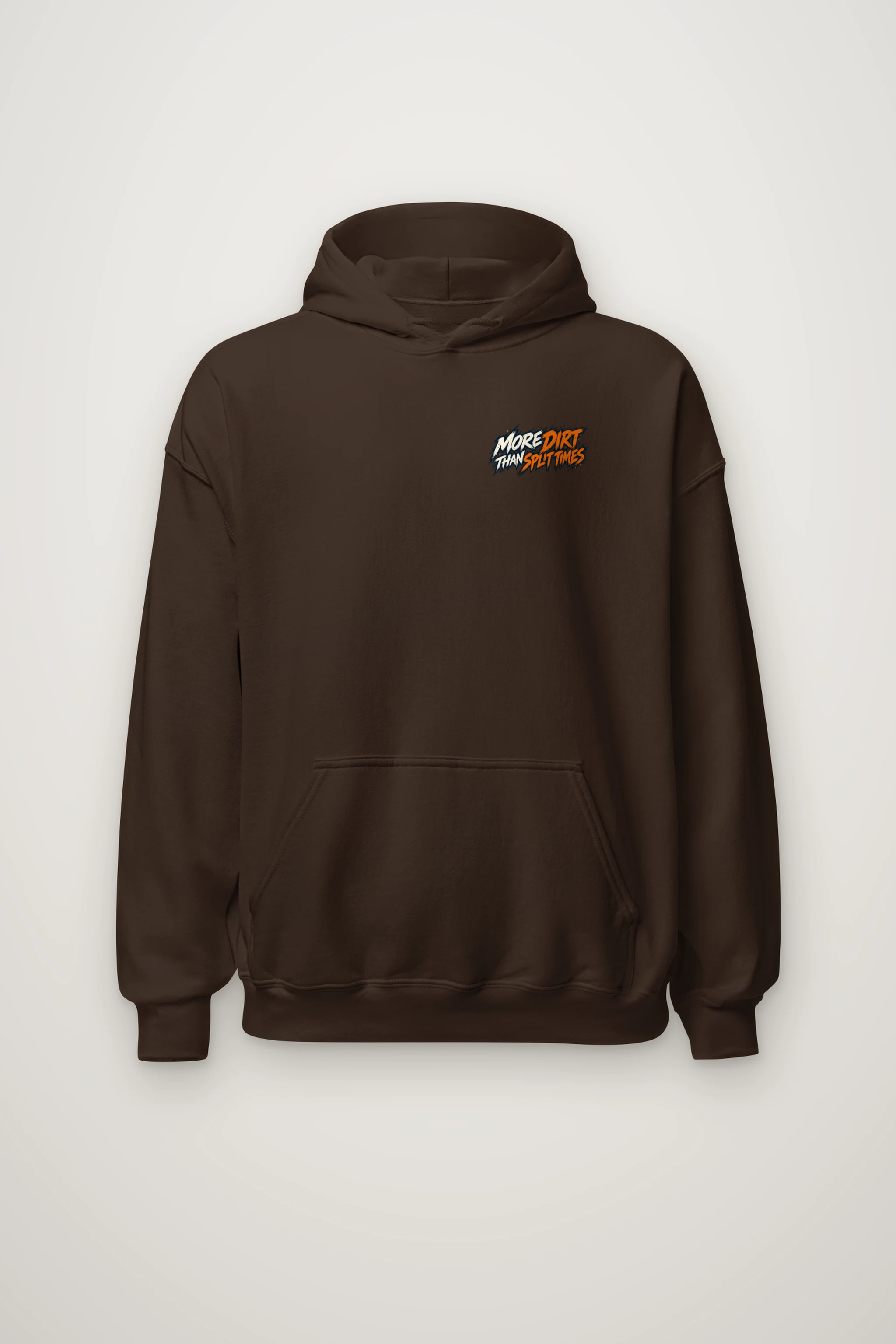 "More Dirt Than Split Times" Heavy Blend Unisex Pullover Hoodie