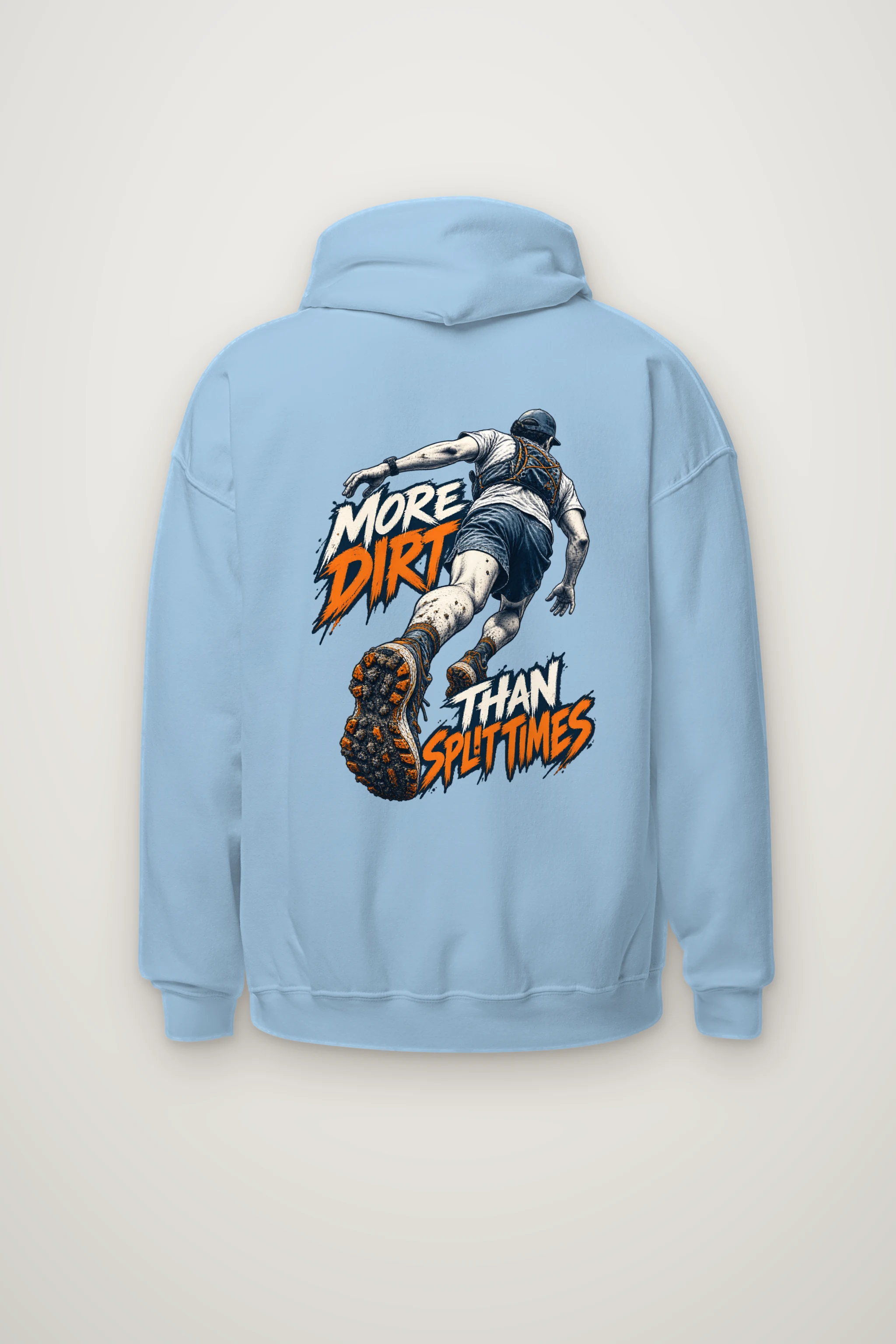 "More Dirt Than Split Times" Heavy Blend Unisex Pullover Hoodie