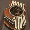 "More Guitar" Men's Oversized Heavyweight Crewneck T-Shirt