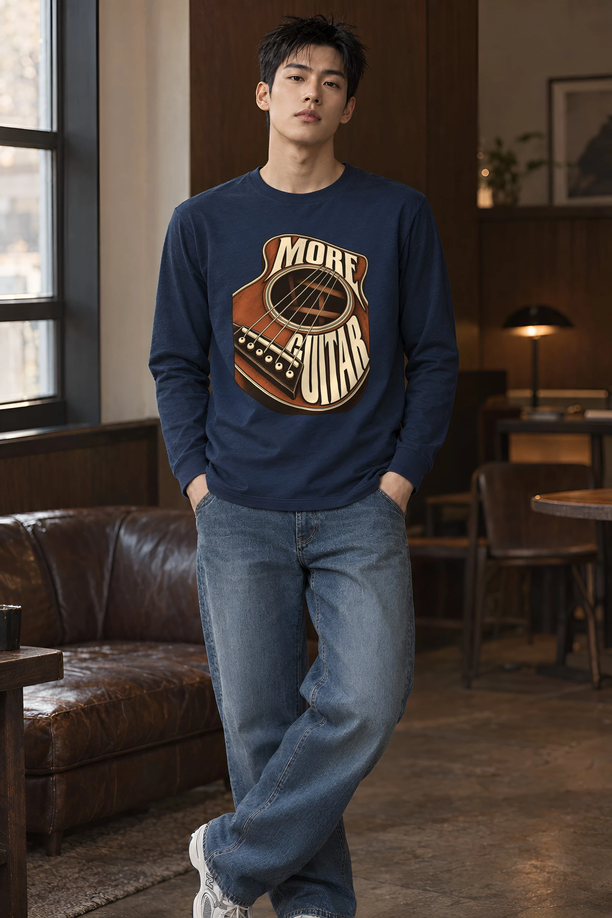"More Guitar" Unisex Longsleeve T-shirt