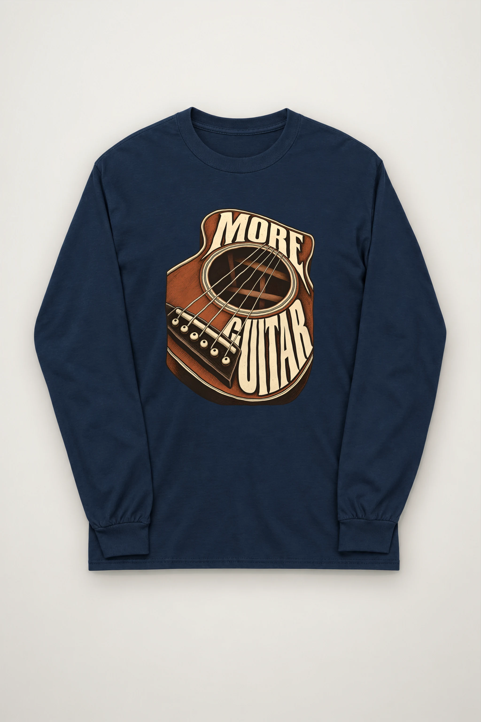 "More Guitar" Unisex Longsleeve T-shirt