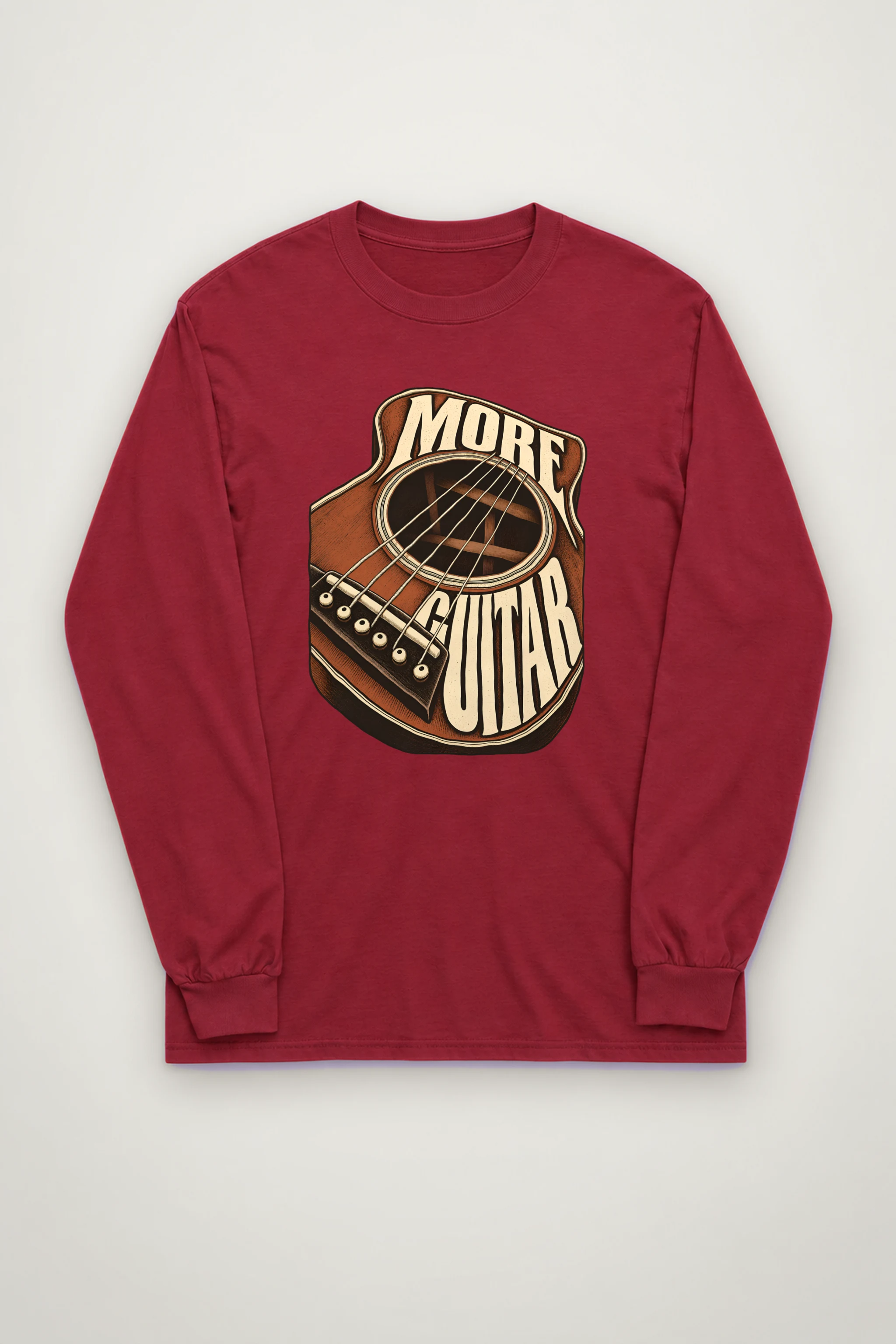 "More Guitar" Unisex Longsleeve T-shirt