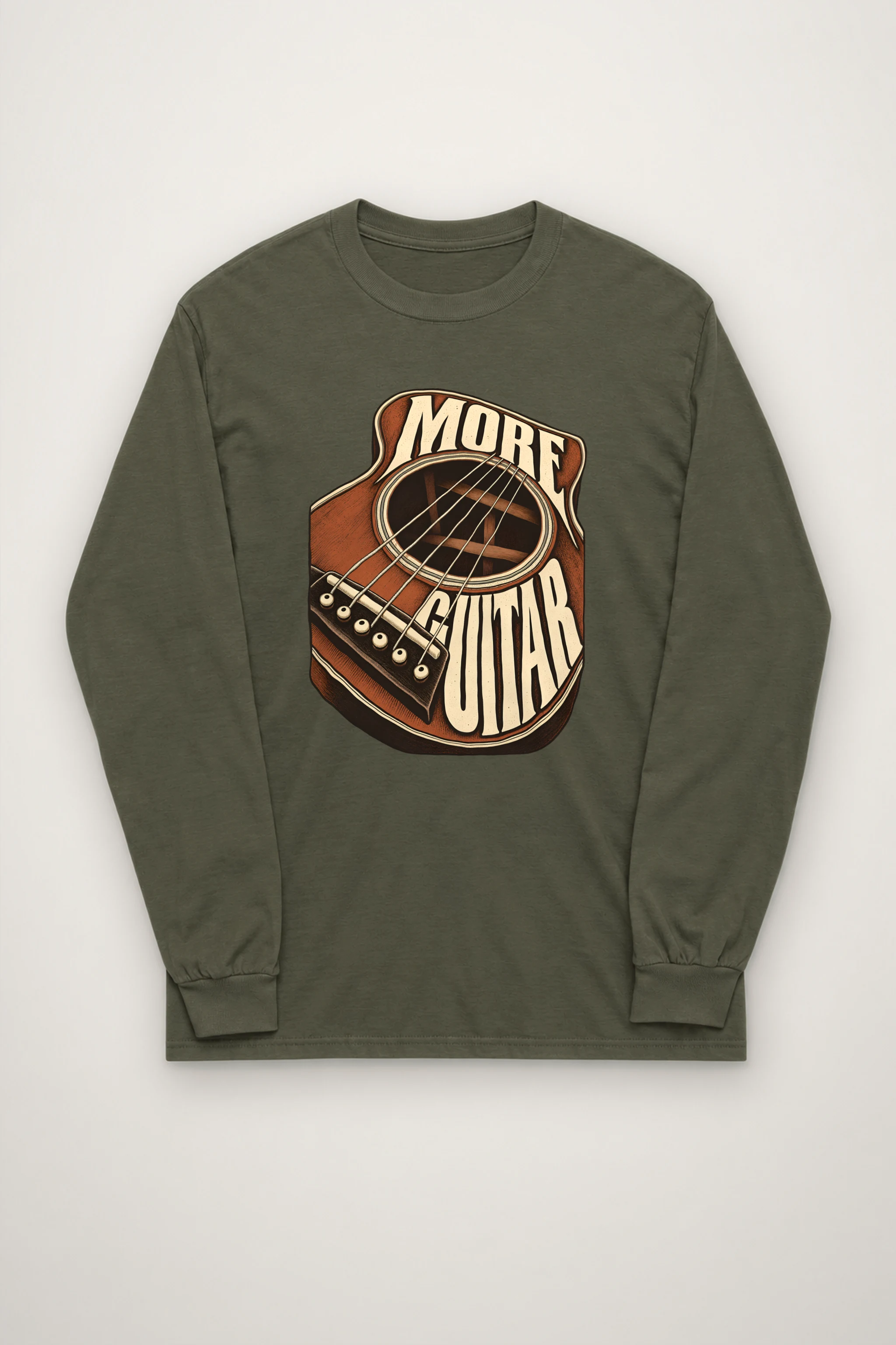 "More Guitar" Unisex Longsleeve T-shirt