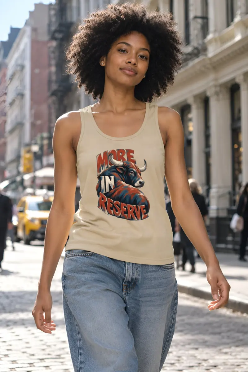 "More in Reserve" Unisex Jersey Tank