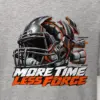 "More Time, Less Force" Heavyweight Unisex Crewneck T-shirt