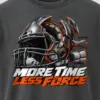 "More Time, Less Force" Men's Oversized Heavyweight Crewneck T-Shirt