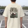 "Morning Ferry" Men's Oversized Heavyweight Crewneck T-Shirt