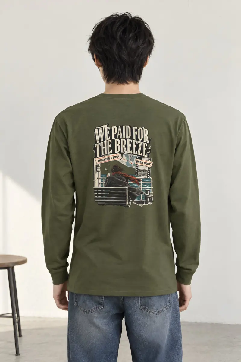 "Morning Ferry" Unisex Longsleeve T-shirt