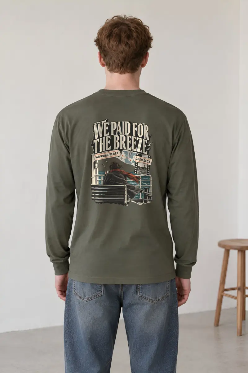 "Morning Ferry" Unisex Longsleeve T-shirt