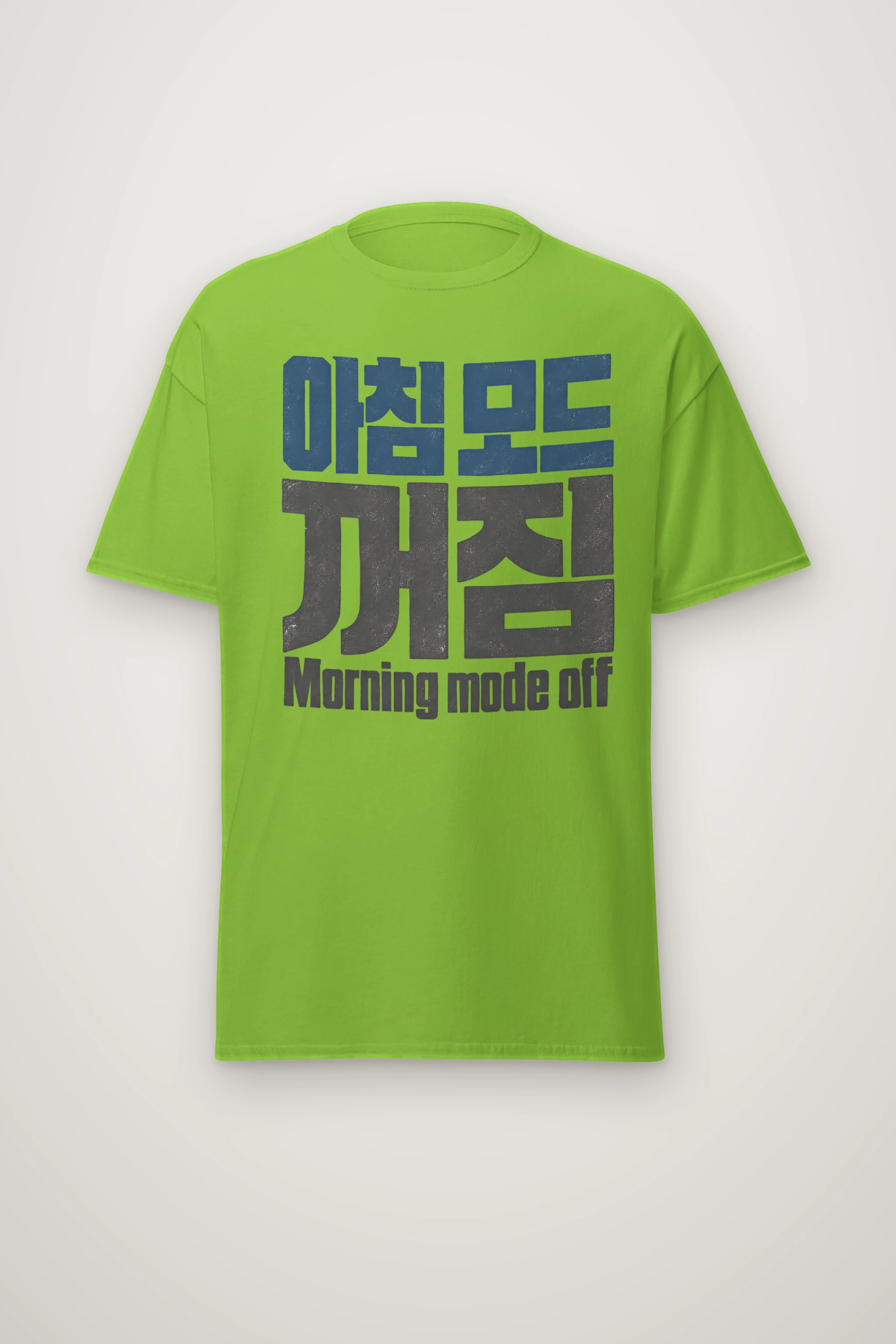 "Morning Mode Off" Heavyweight Unisex Crewneck T-shirt