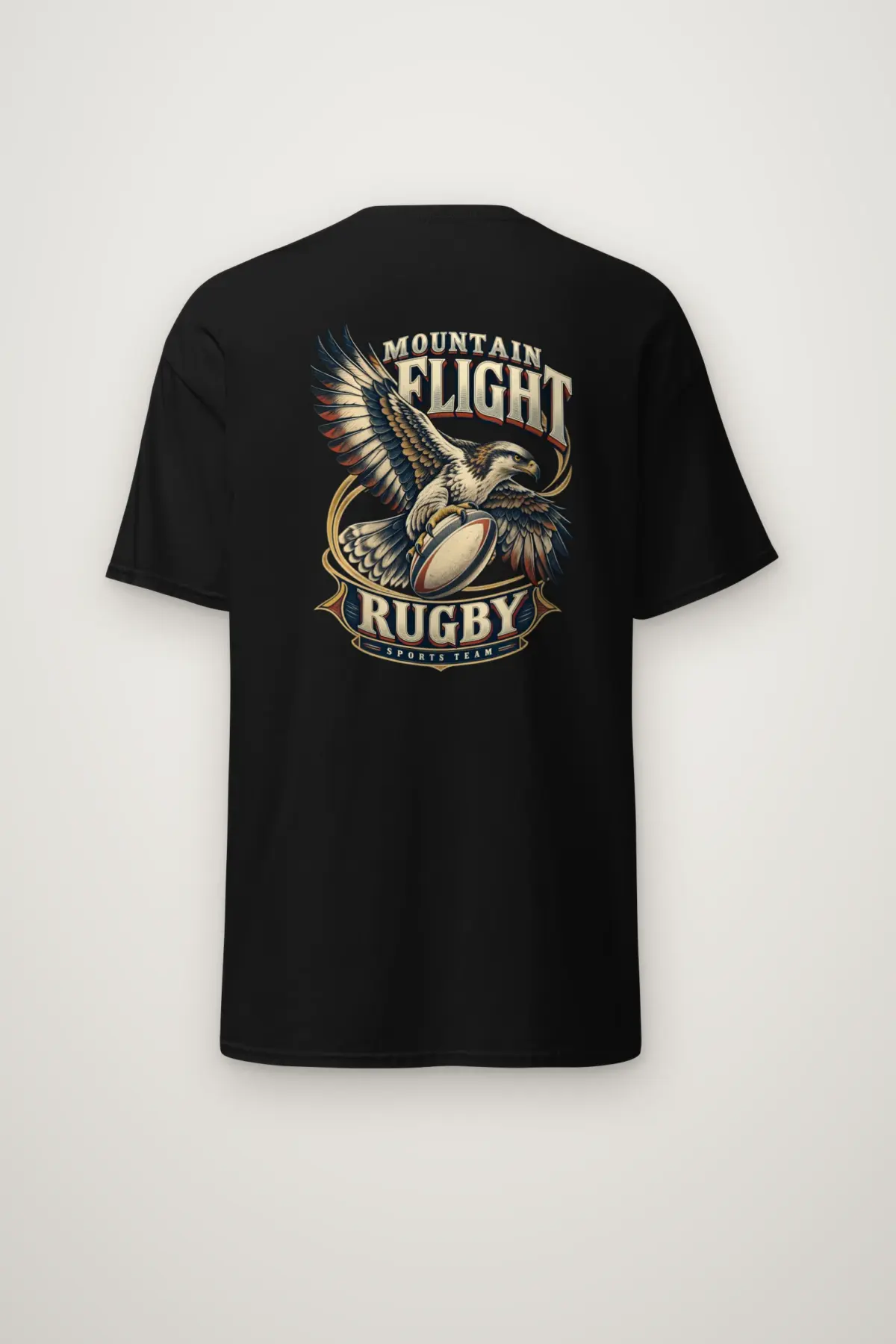 "Mountain Flight Rugby Sports Team" Heavyweight Unisex Crewneck T-shirt