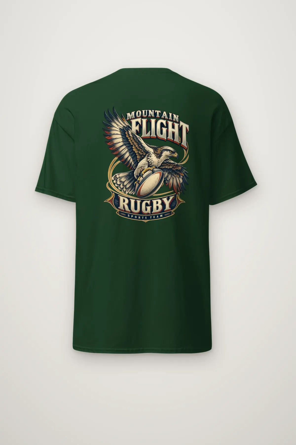 "Mountain Flight Rugby Sports Team" Heavyweight Unisex Crewneck T-shirt