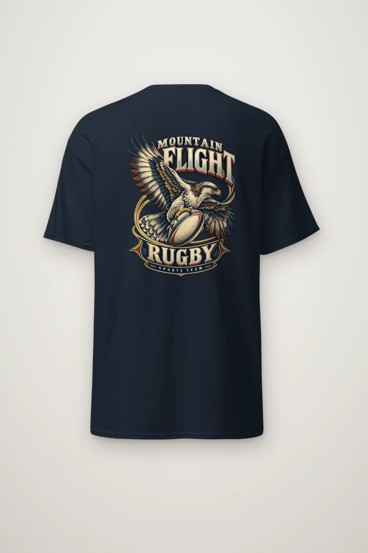 "Mountain Flight Rugby Sports Team" Heavyweight Unisex Crewneck T-shirt