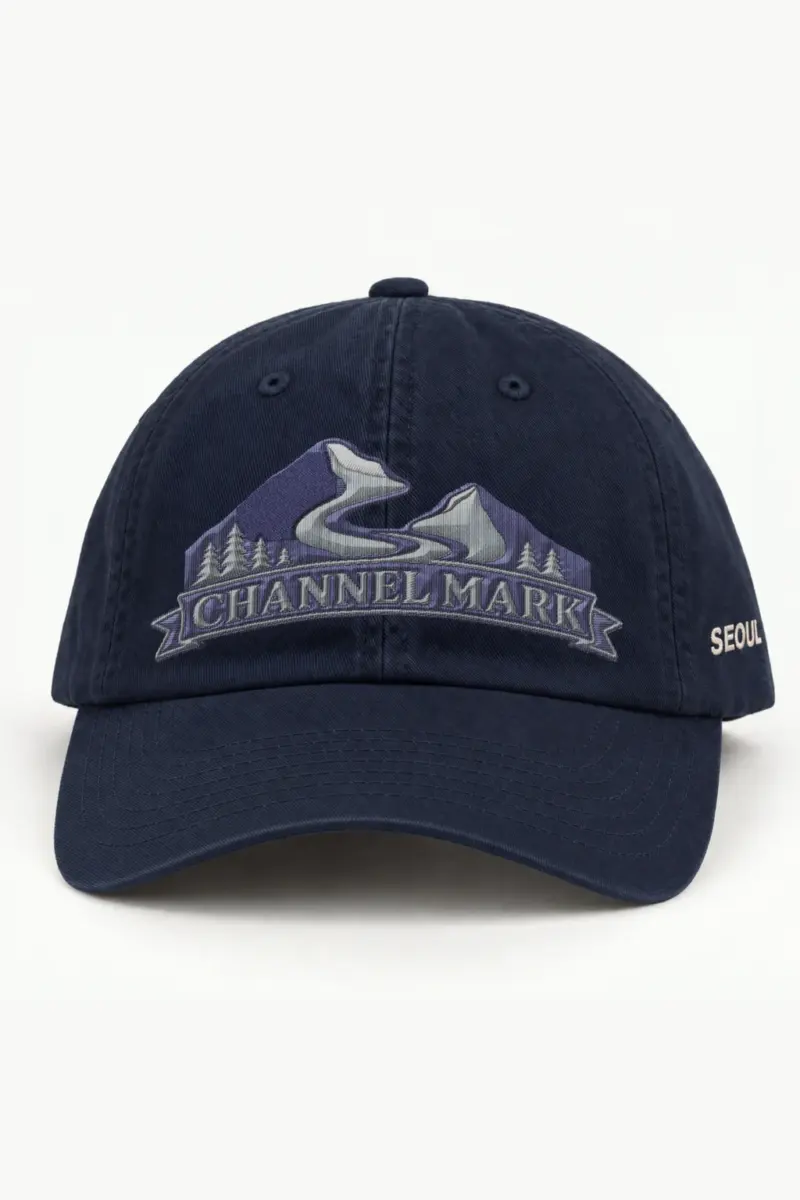 "Mountain River Emblem" Classic Dad Hat · Embroidered
