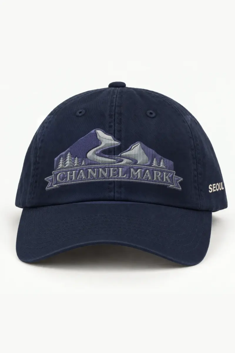 “Mountain River Emblem” Classic Dad Hat · Embroidered