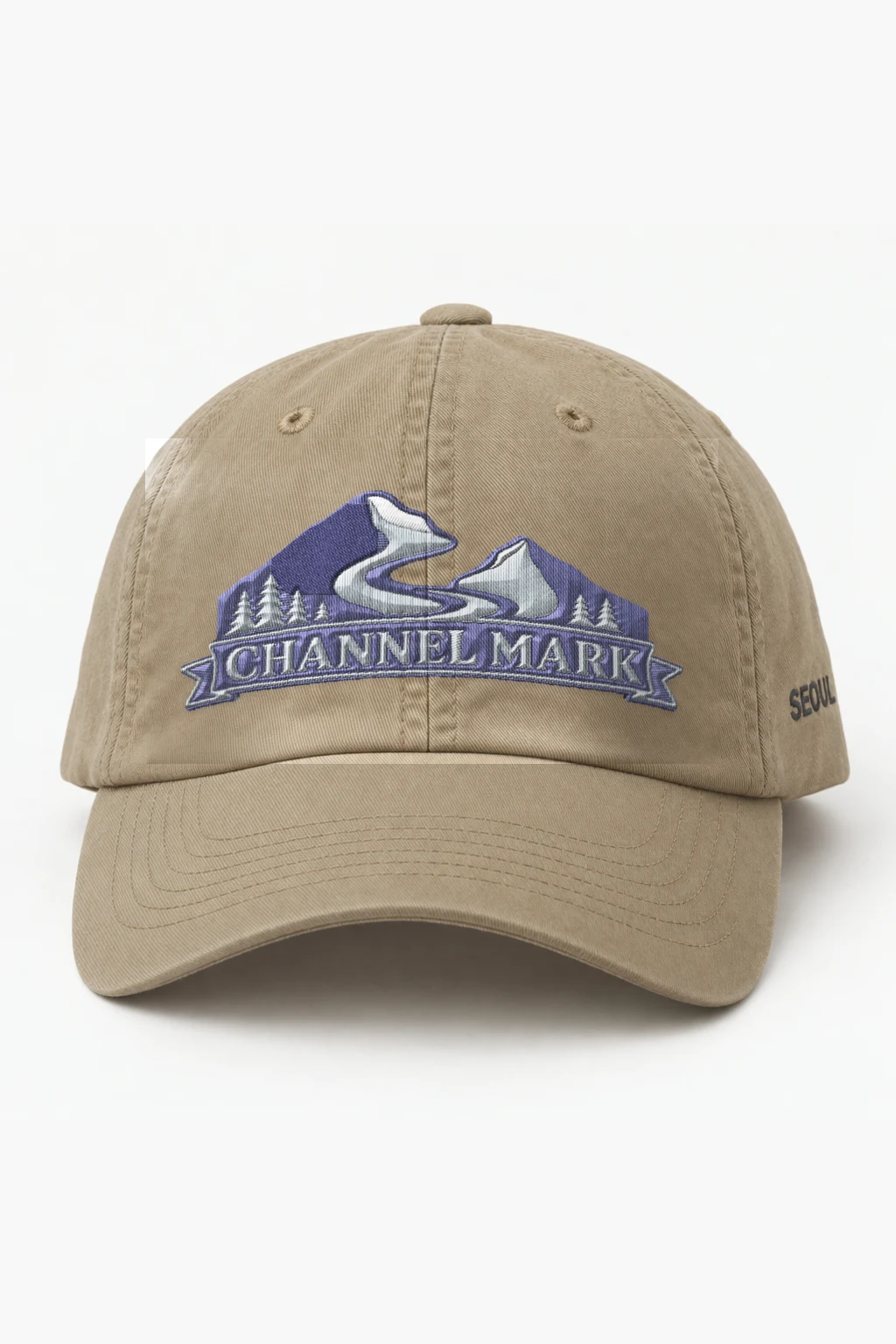 "Mountain River Emblem" Classic Dad Hat · Embroidered