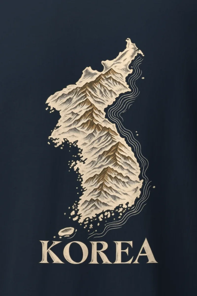 "Mountain To Coast" Heavyweight Unisex Crewneck T-shirt