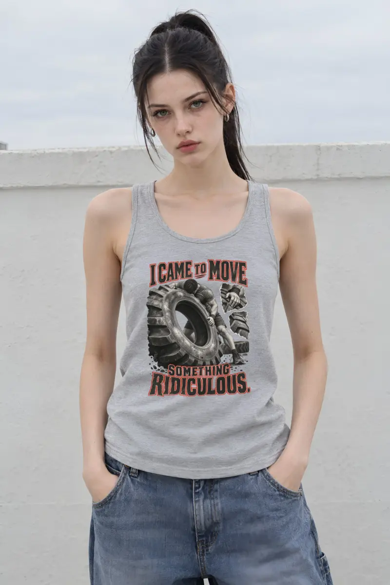 “Move Something Ridiculous” Unisex Jersey Tank