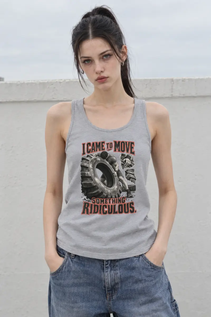"Move Something Ridiculous" Unisex Jersey Tank