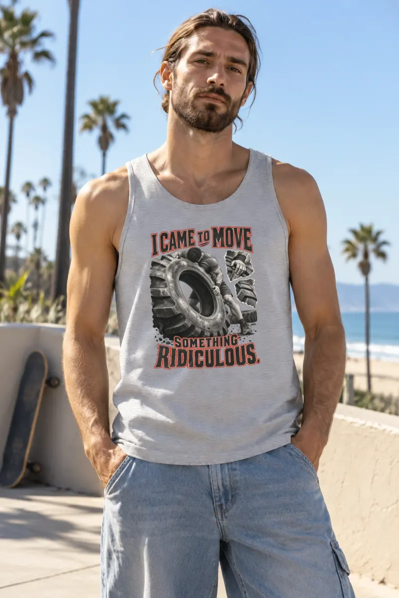 "Move Something Ridiculous" Unisex Jersey Tank