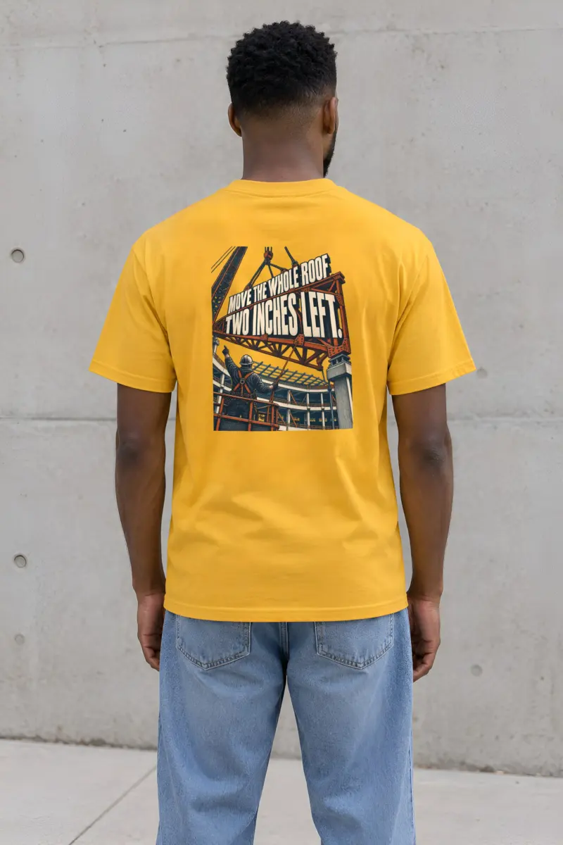 "Move The Whole Roof" Heavyweight Unisex Crewneck T-shirt
