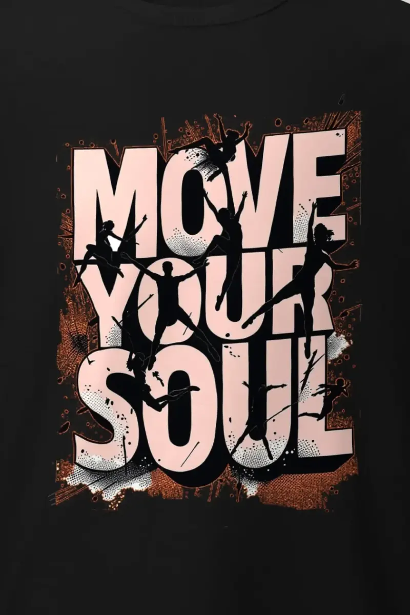 "Move Your Soul" Heavyweight Unisex Crewneck T-shirt