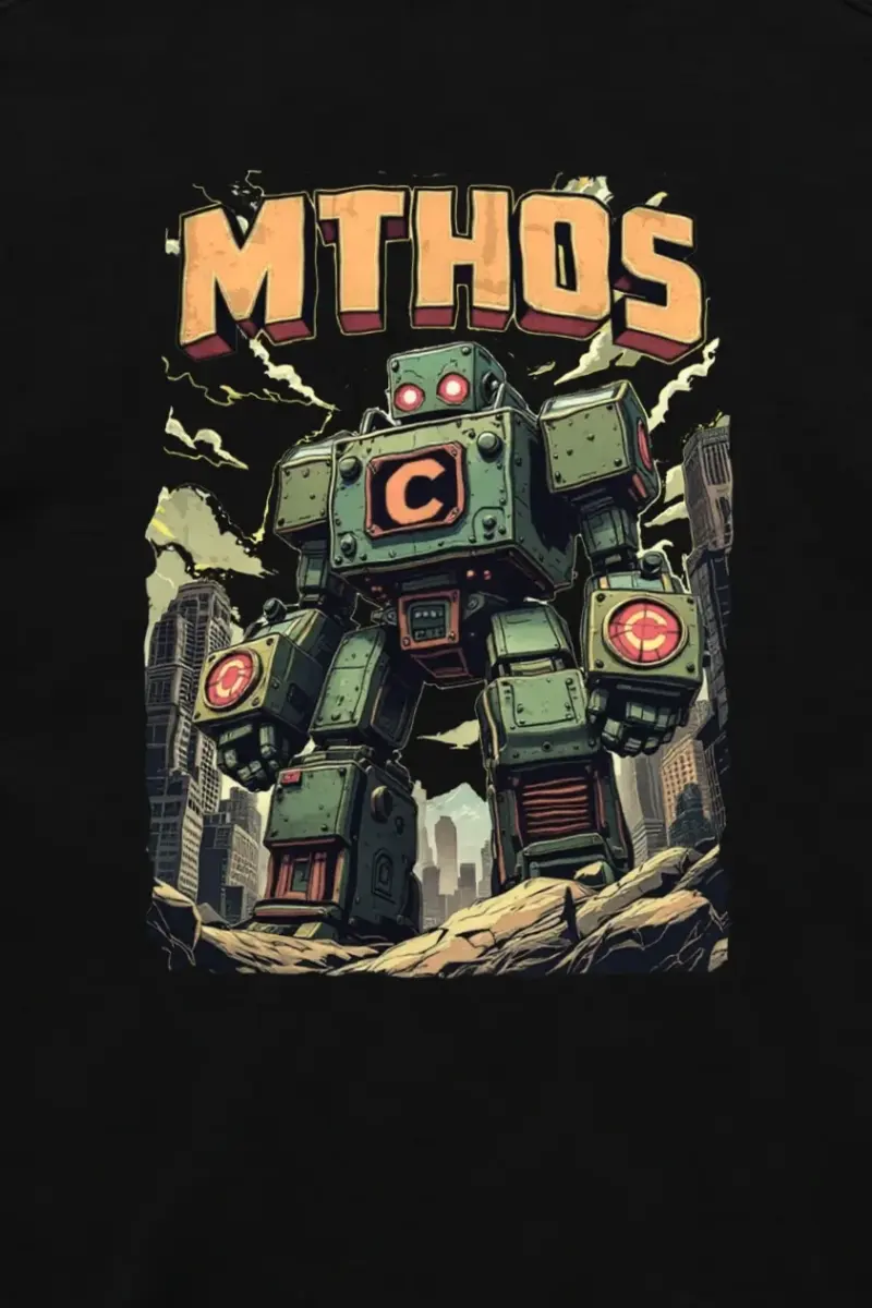 "MTHOS Robot Ruins" Unisex Longsleeve T-shirt