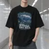 "Mudeungsan Windows Take Over" Men's Oversized Heavyweight Crewneck T-Shirt