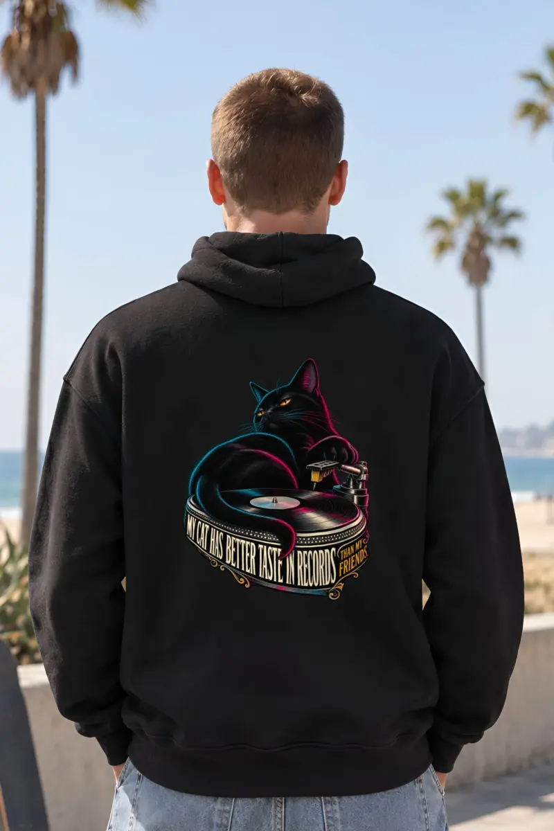 “My Cat Has Better Taste” Unisex Pullover Hoodie
