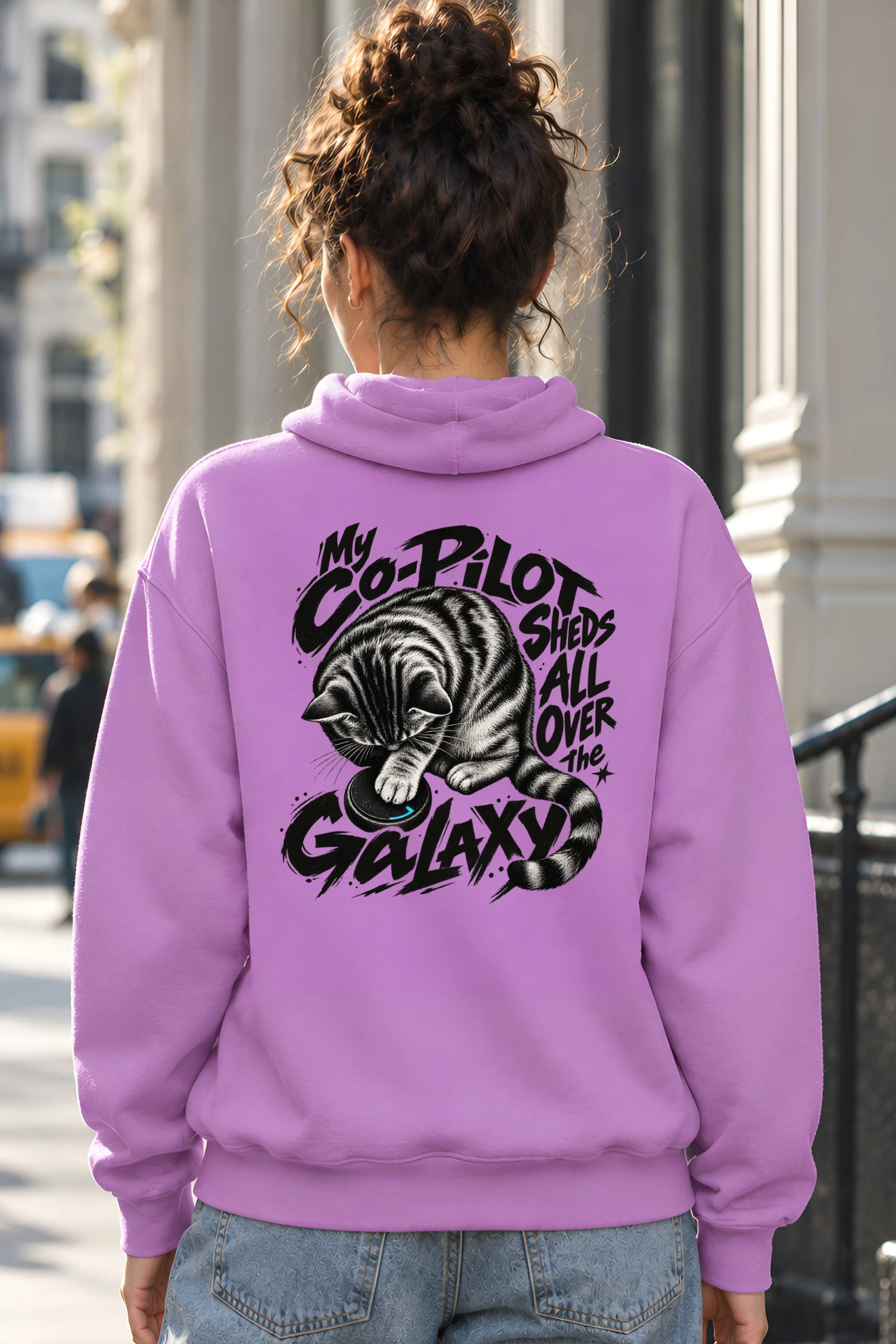 "My Co-Pilot Sheds" Heavy Blend Unisex Pullover Hoodie