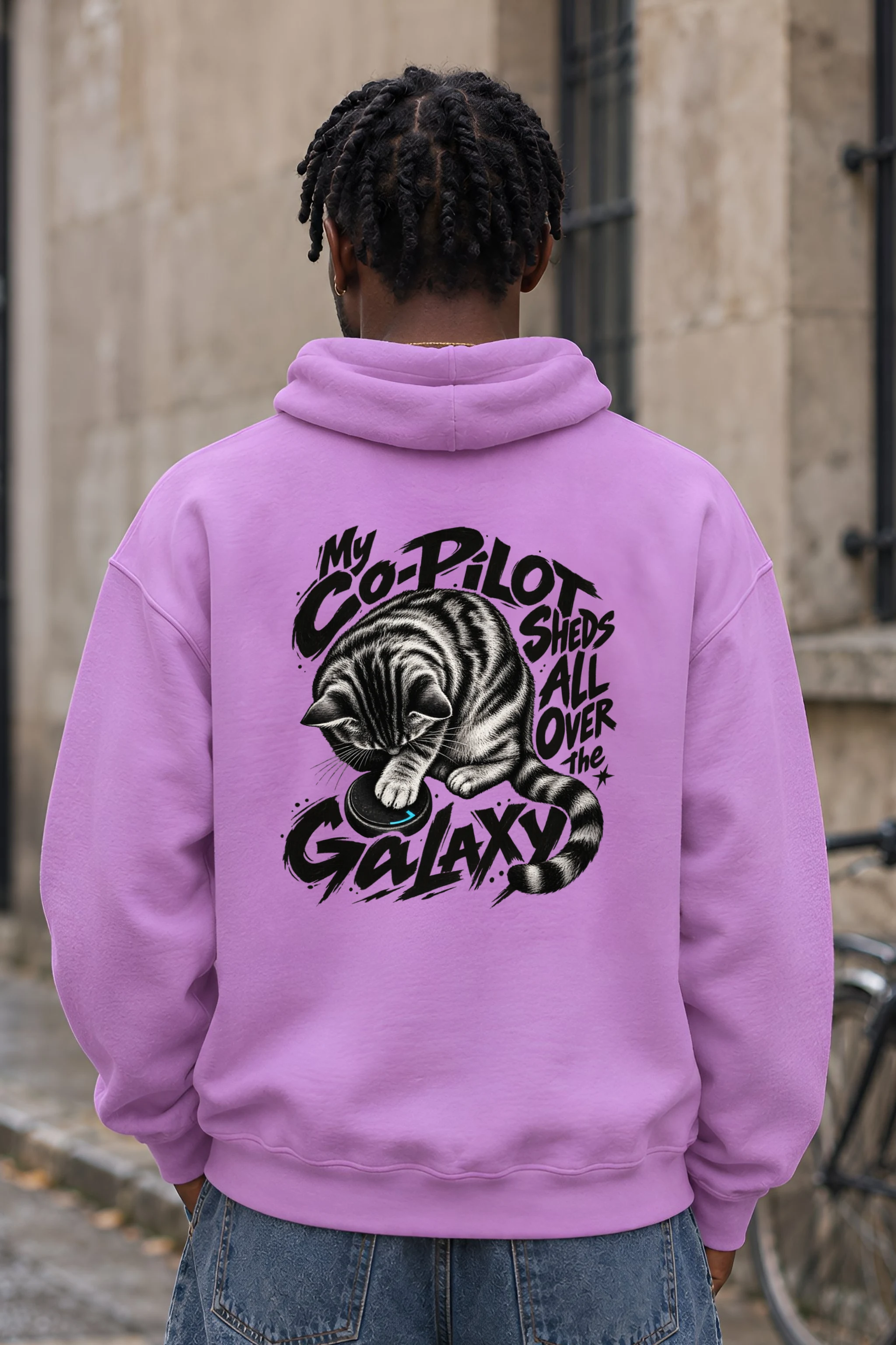 "My Co-Pilot Sheds" Heavy Blend Unisex Pullover Hoodie