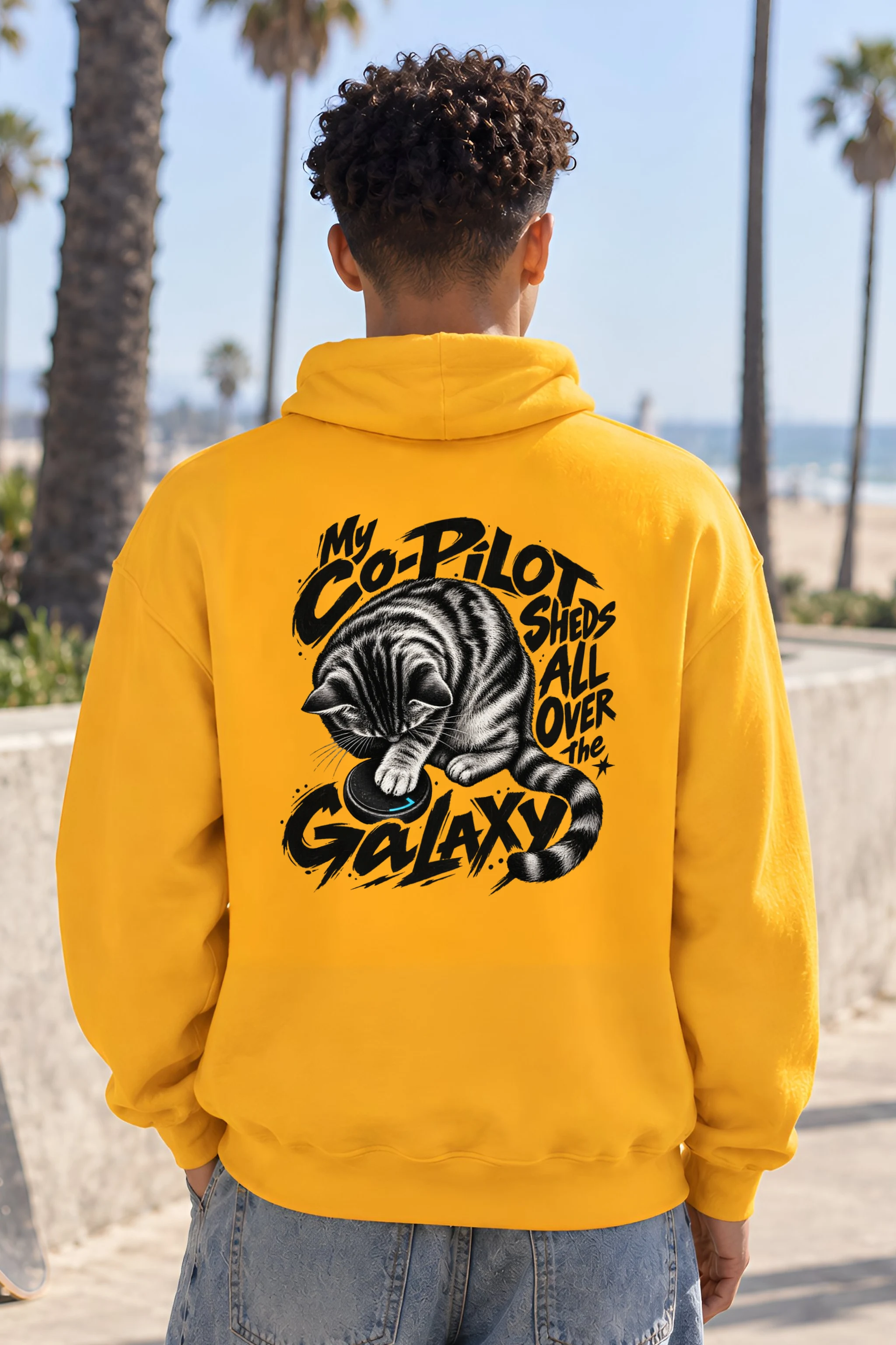 "My Co-Pilot Sheds" Heavy Blend Unisex Pullover Hoodie