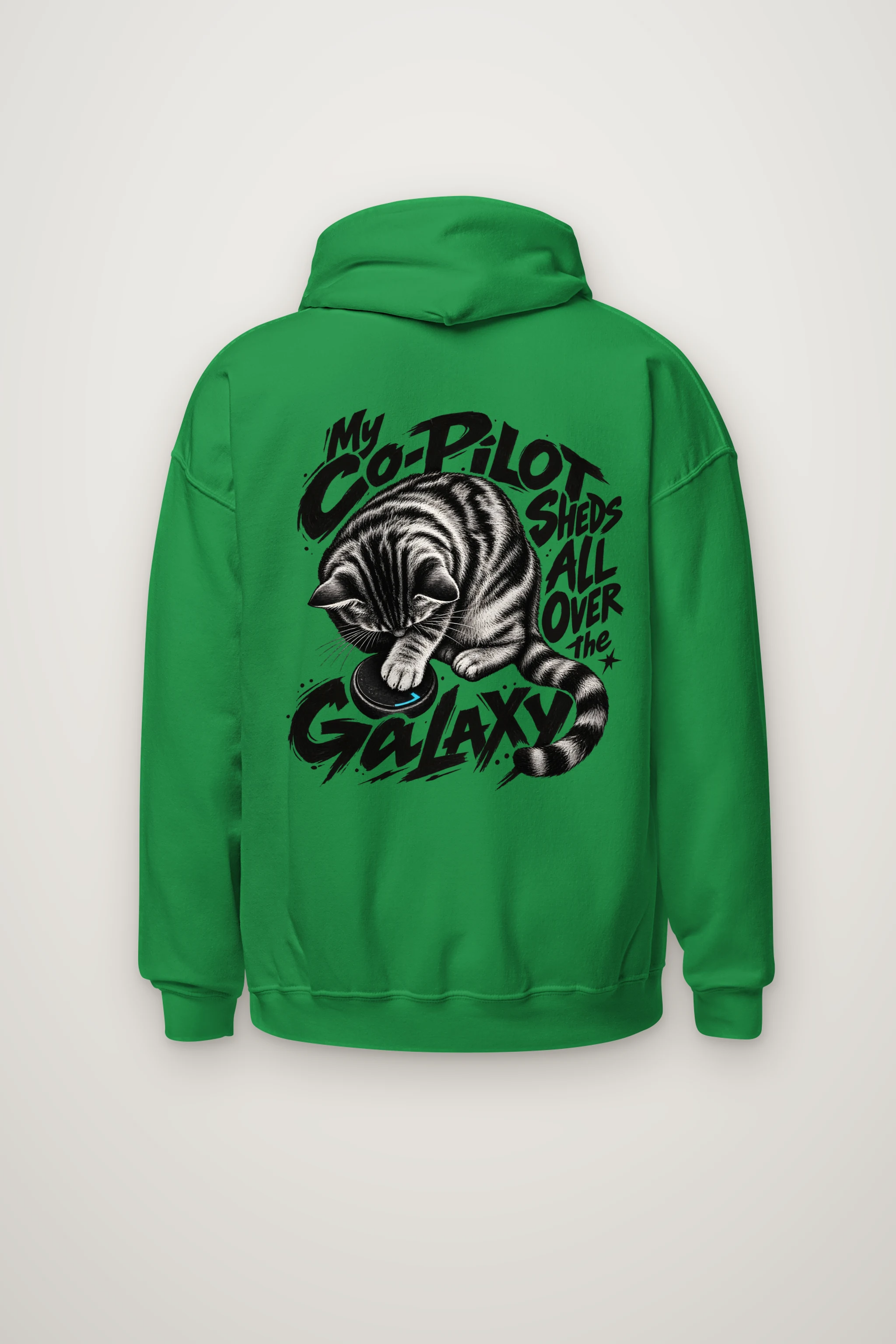 "My Co-Pilot Sheds" Heavy Blend Unisex Pullover Hoodie